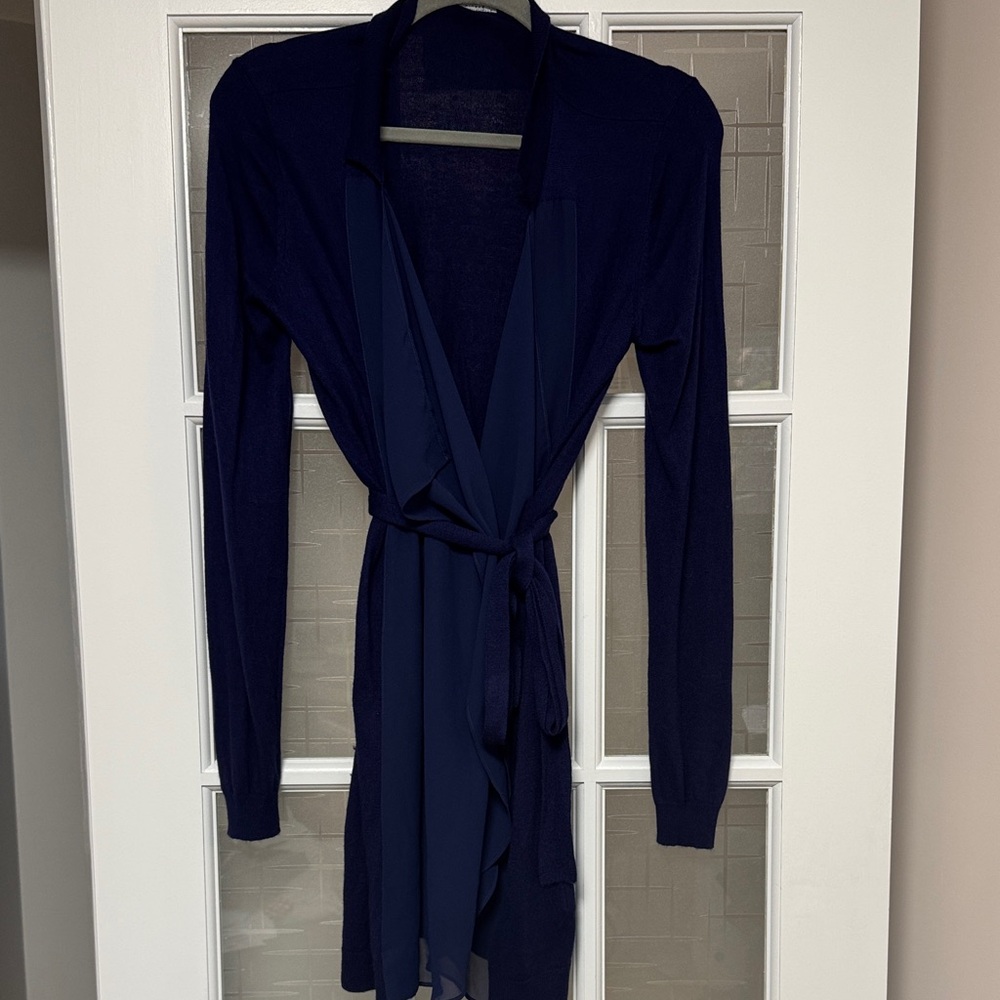 Chic Navy Women's Cardigan